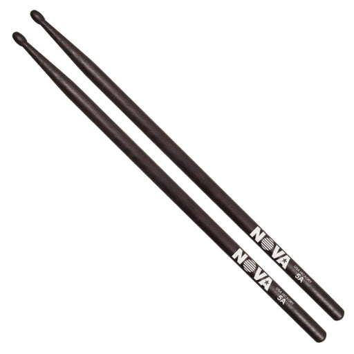 Vic Firth Nova hickory black 5a drumsticks with wood tip