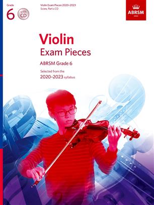 ABRSM Violin 2020-2023 Exam Pieces Grade 6