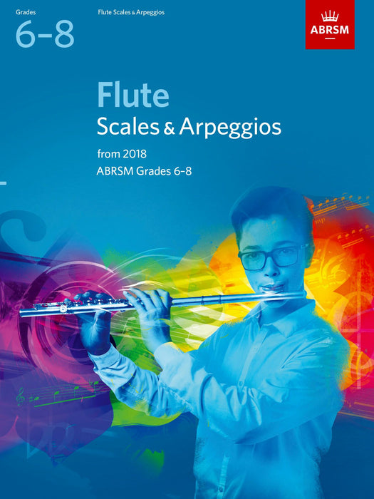 ABRSM Flute Scales & Arpeggios Grades 6-8 from 2018