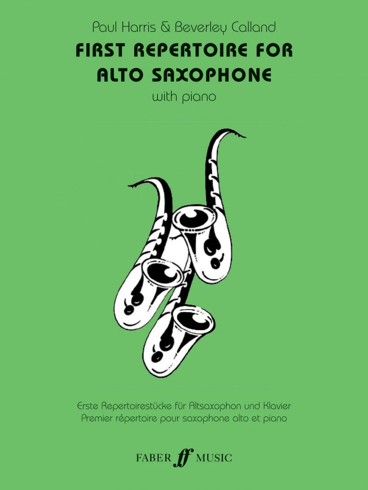 First Repertoire For Alto Saxophone, Paul Harris
