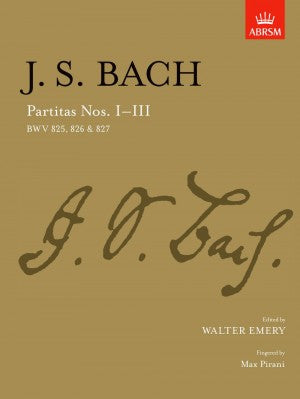 Bach, JS Partitas I- III BWV 825, 826 & 827