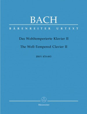 Bach, JS The Well Tempered Clavier Book 2 BWV 870- 893
