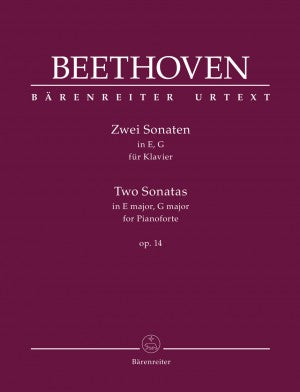Beethoven Two Sonatas in E Major, G Major Op. 14