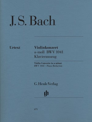 Bach, JS Concerto for Violin and Orchestra in a minor BWV 1041