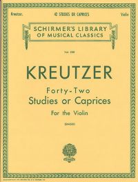 Kreutzer 42 Studies or Caprices for the Violin
