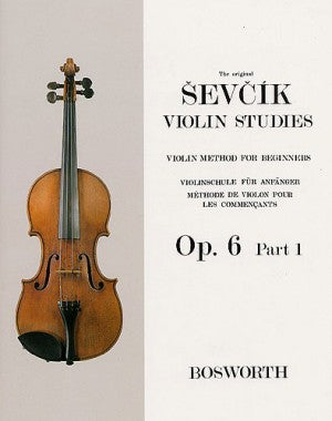 Sevcik Violin Studies Opus 6 part 1