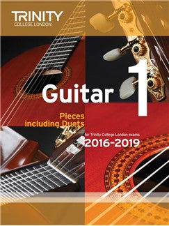 Trinity College London Guitar Exam Pieces Grade 1 (2016-2019)