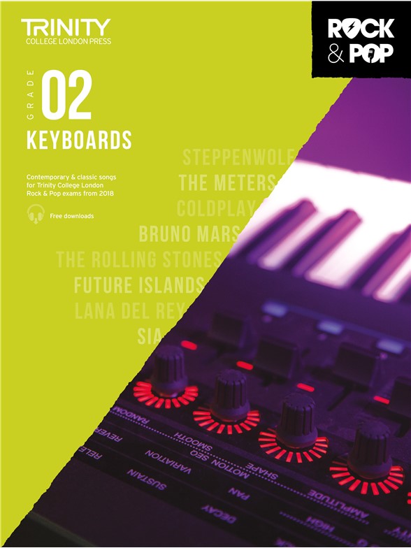 Trinity Rock & Pop Keyboards, Grade 2 from 2018
