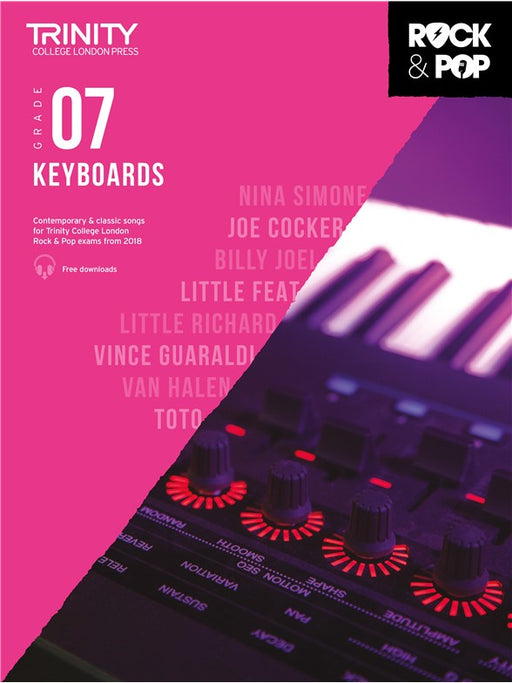 Trinity Rock & Pop Keyboards, Grade 7 from 2018