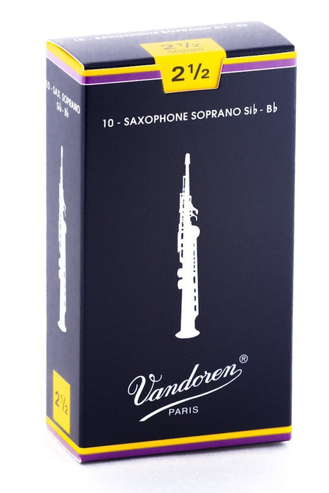 Vandoren Reeds Soprano Sax Traditional (10 BOX)