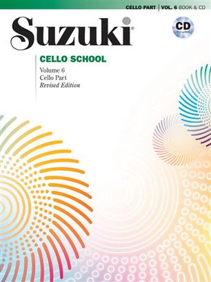 Suzuki Cello School Volume 6 Cello Part with CD