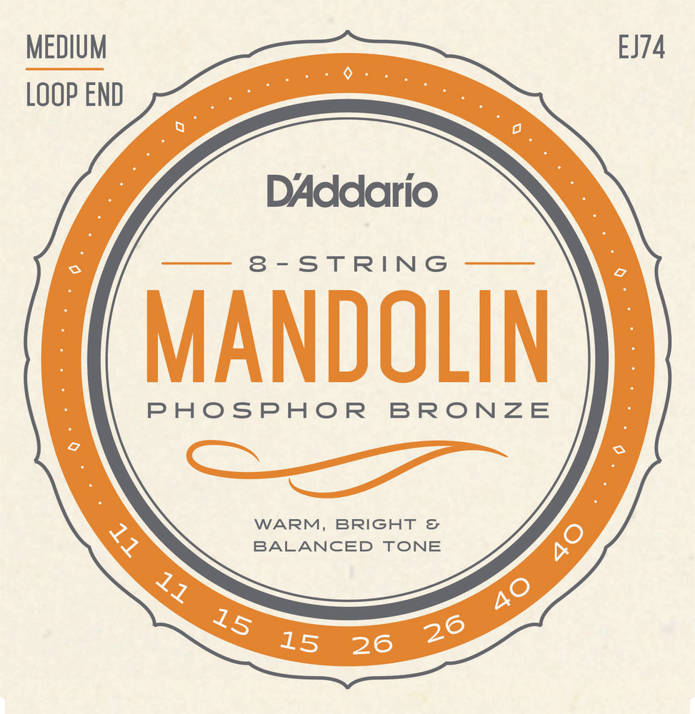 D'addario, Phosphor Bronze Mandolin