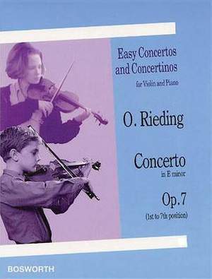 O. Rieding Concerto In E Minor Op7