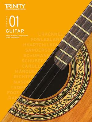 Trinity Classical Guitar Grade 1 2020 - 2023