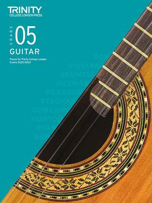 Trinity Classical Guitar Grade 5 2020 - 2023