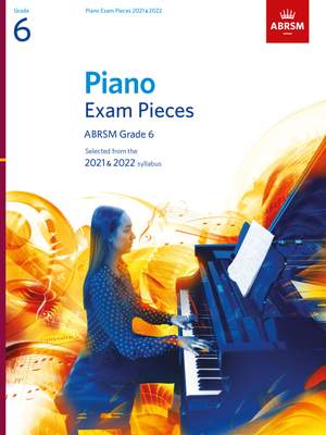 ABRSM: Piano Exam Pieces 2021 & 2022, Grade 6