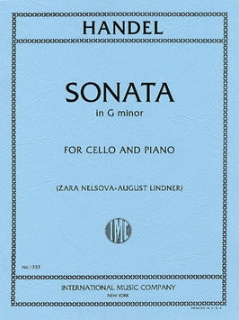 Handel Sonata in G minor for Cello and Piano