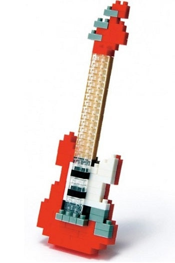 Nanoblock Electric Guitar Red