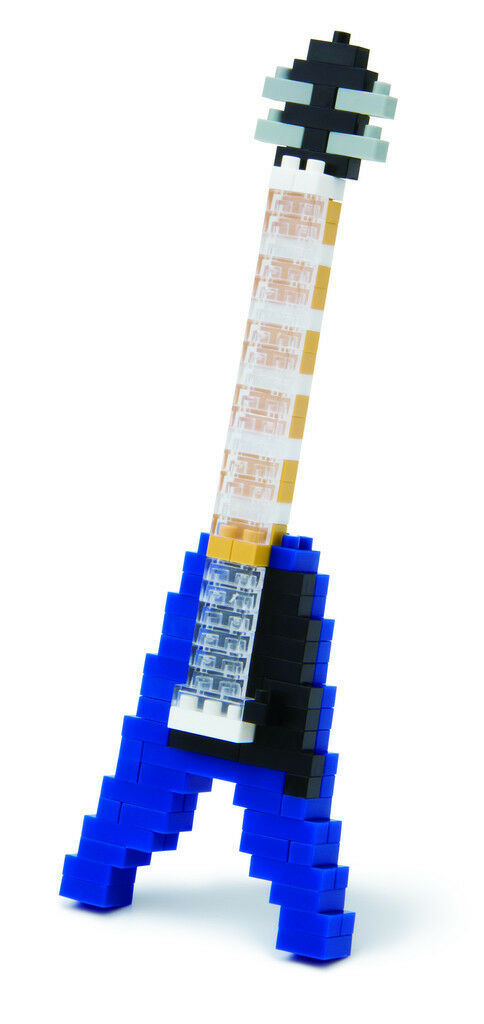Nanoblock Electric Guitar blue
