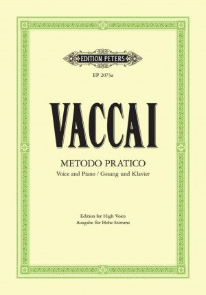 Vaccai Metodo Pratico, High Voice
