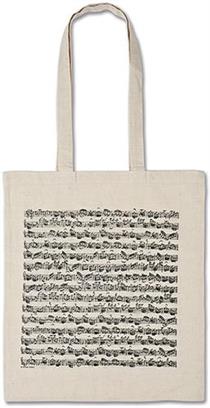 Tote bag: music white