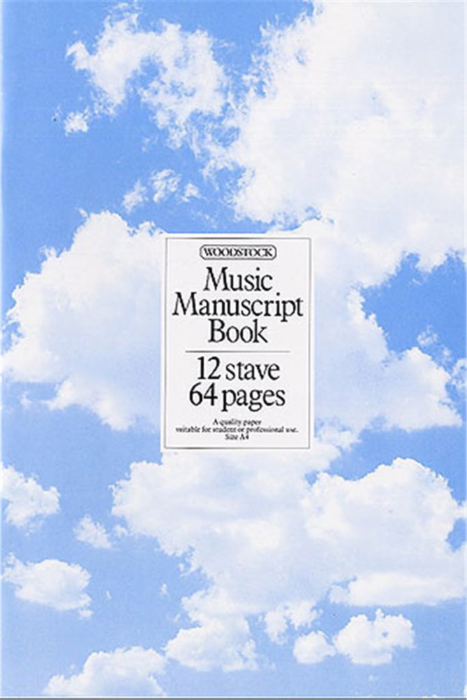 Woodstock Manuscript Paper 64 Pages